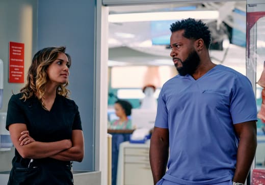 Billie and The Raptor  - The Resident Season 5 Episode 5