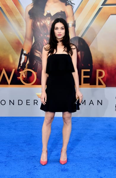 Crystal Reed Attends Wonder Woman Premiere