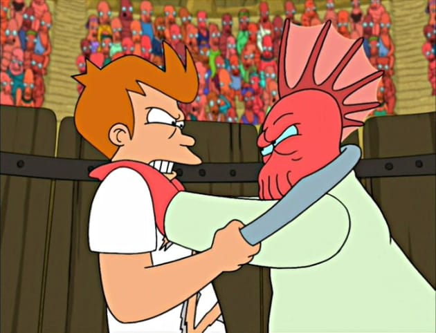 Futurama Fry And Edna Sex - Futurama Season 2 Episode 9: \