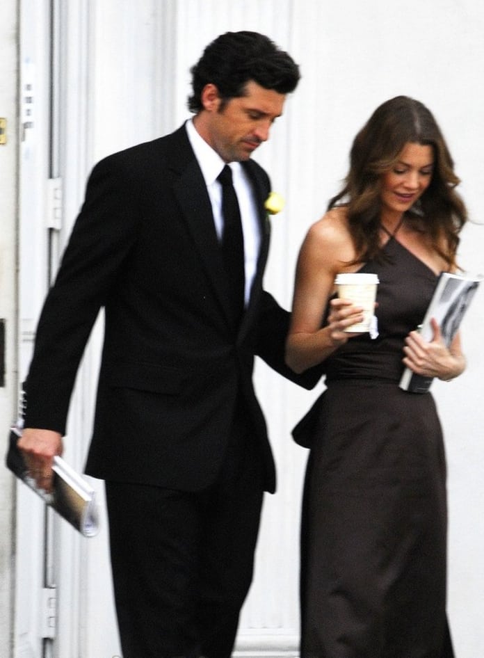 Isaiah Washington Patrick Dempsey Katherine Heigl Ellen Pompeo On Set Tv Fanatic