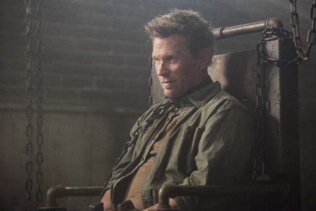 Lucifer stays seated Supernatural Season 12 Episode 15 TV