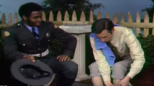 Fred Rogers and Francois Clemmons Soak Their Feet - Mr. Rogers' Neighborhood