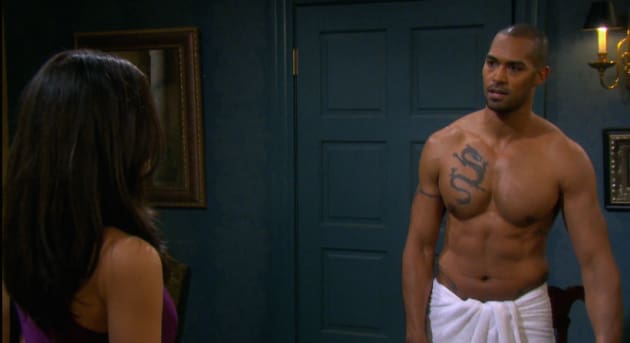 Eli In a Towel - Days of Our Lives