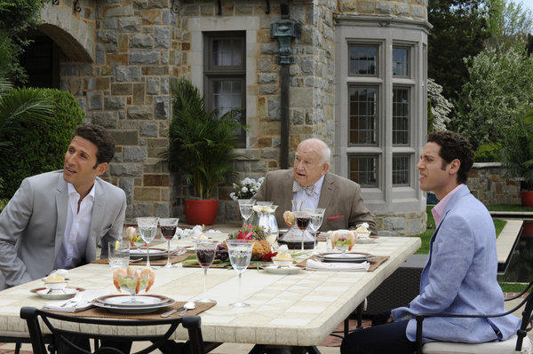 Ed Asner on Royal Pains