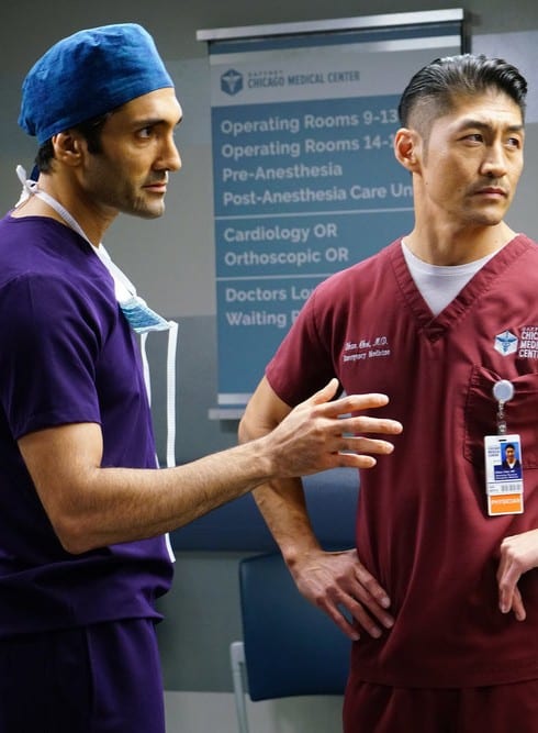 Marcel Talks to Choi - Chicago Med Season 5 Episode 7
