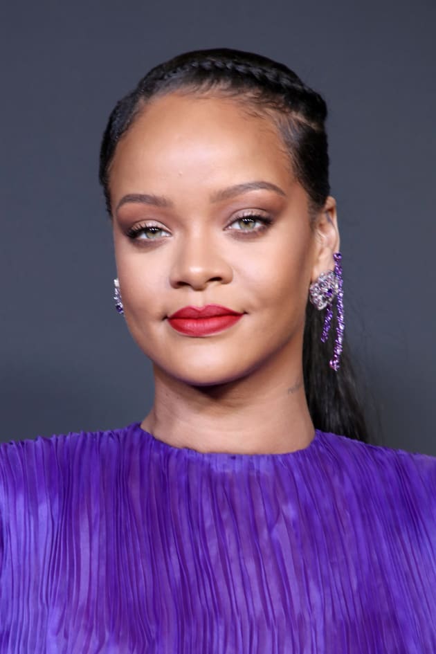 Rihanna poses with the President’s Award at the 51st NAACP Image Awards,