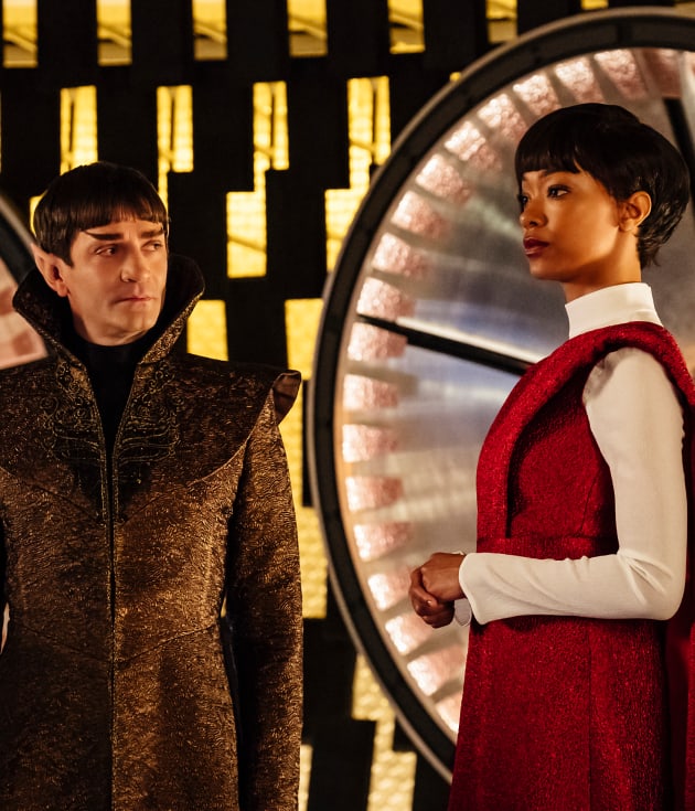 Sarek and Burnham - Star Trek: Discovery Season 1 Episode 2