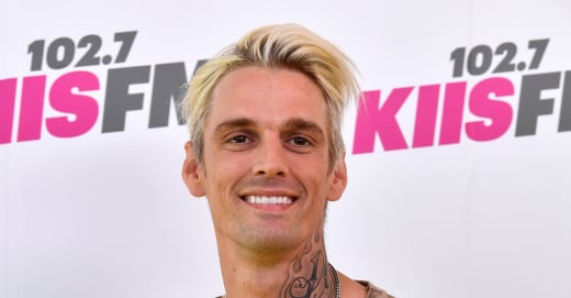 Aaron Carter arrives at the 102.7 KIIS FM's 2017 Wango Tango at StubHub Center 