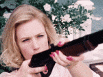 Betty Draper with a shotgun - Mad Men Season 1 Episode 9