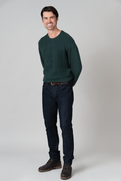 Corey Sevier Rocks a Christmas Green Sweater - Hallmark Channel