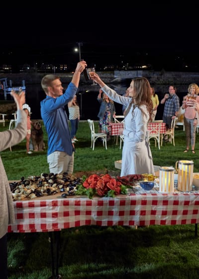 Toasting to Sand Dollar Cove