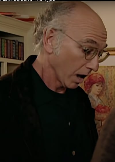 Larry David and the typo 
