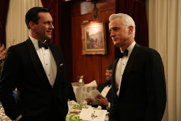 Don and Roger in Tuxes