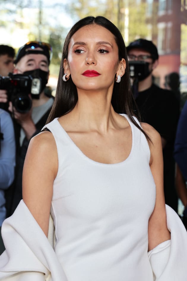 Nina Dobrev attends the Michael Kors Collection Spring/Summer 2023