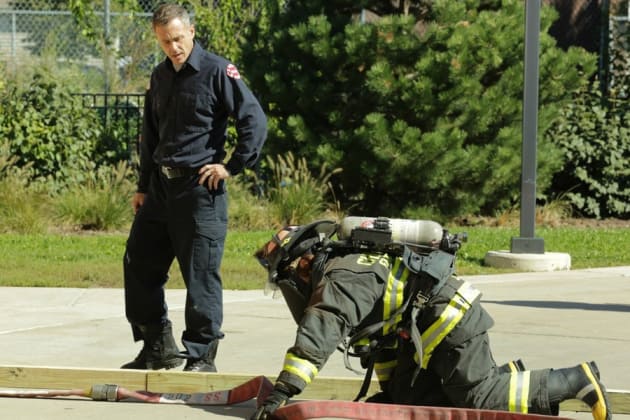Herrmann trains Dawson - Chicago Fire Season 3 Episode 6