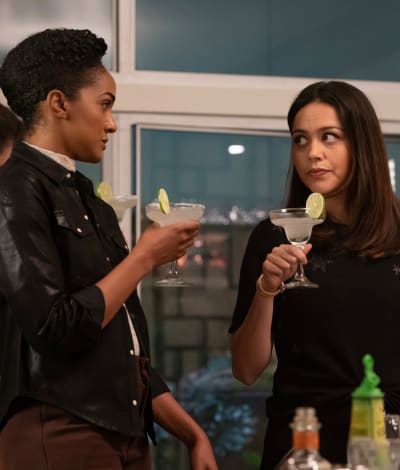 Harper & Lopez Have Margaritas - tall - The Rookie Season 6 Episode 2