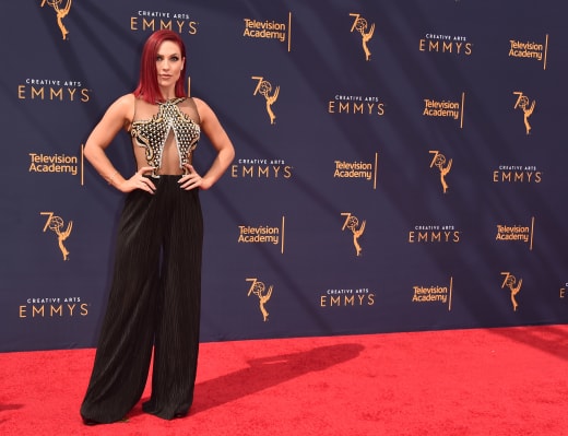 Sharna Burgess attends the 2018 Creative Arts Emmys Day 2 at Microsoft Theater 