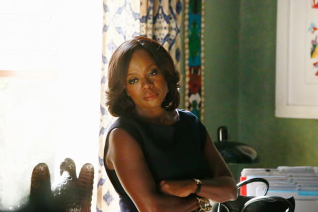 Annalise in the office how to get away with murder