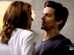 Sara and Neal First Kiss- White Collar 