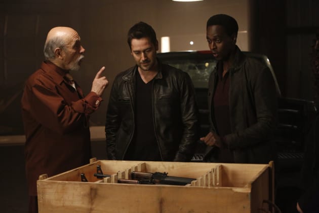 Guns! - The Blacklist: Redemption Season 1 Episode 2