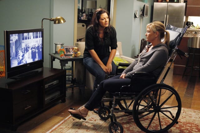 Callie "Lies" to Arizona About Saving her Leg - Grey's Anatomy