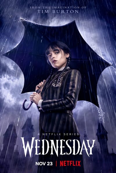 Wednesday Key Art on Netflix 2