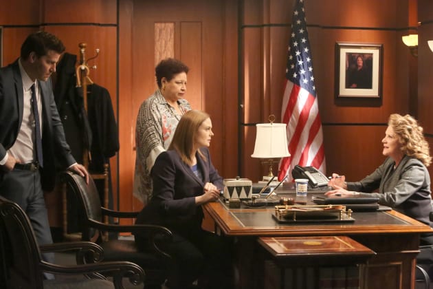 Brennan and Caroline Ask for a Warrant - Bones Season 10 Episode 18