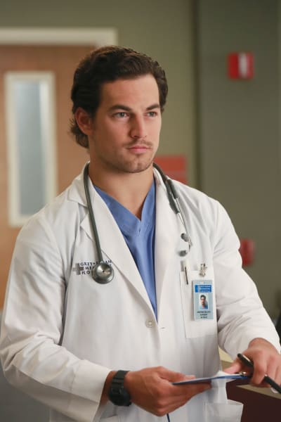 Andrew Has a Lot on His Mind - Grey's Anatomy Season 12 Episode 4