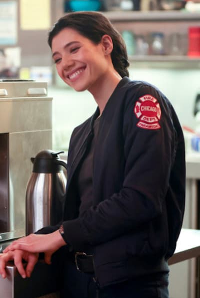 Violet smiles - Chicago Fire Season 9 Episode 13