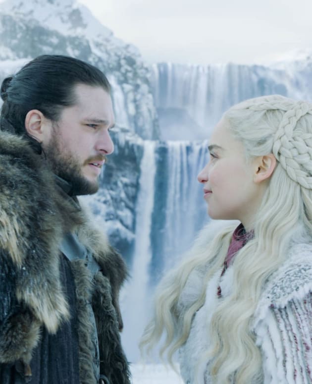 Jon and Dany Game of Thrones Season 8 Episode 1 TV Fanatic