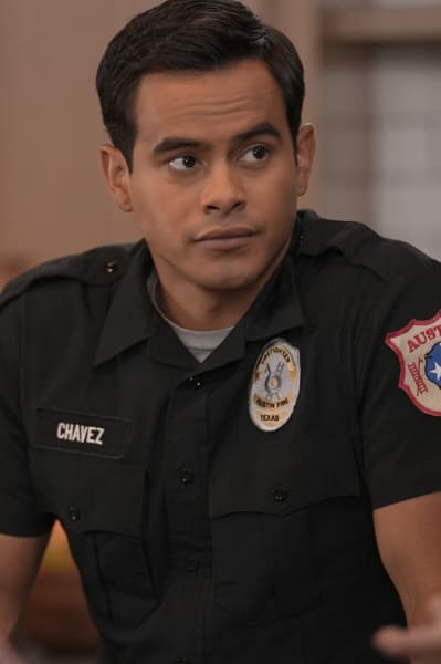 Looking Serious -tall - 9-1-1: Lone Star Season 4 Episode 4