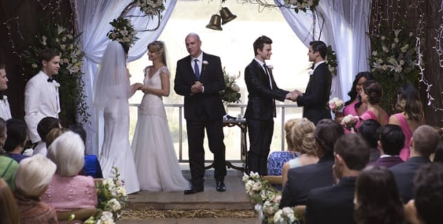 Klaine and Brittana, Glee