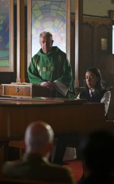Ennis and Father Vince Before The Shooting - Coroner Season 2 Episode 5