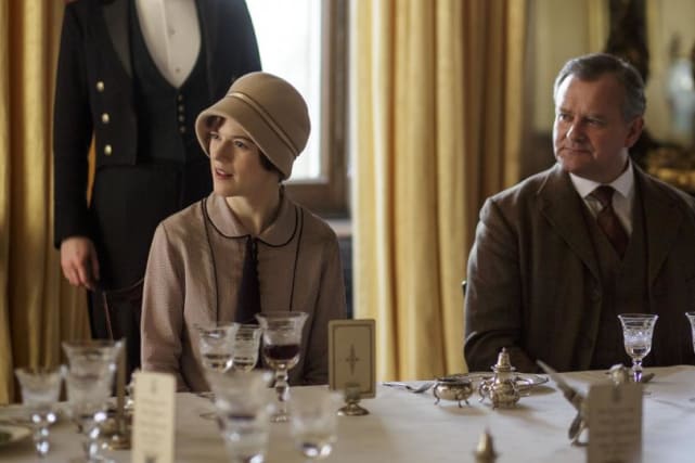 Scowling face downton abbey