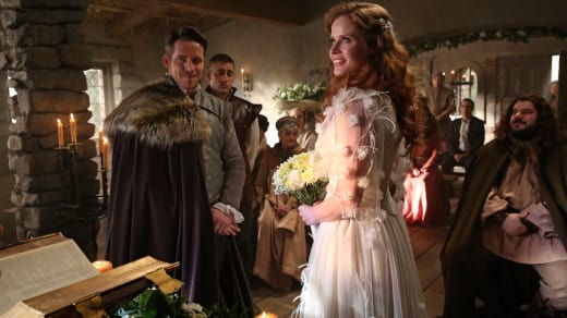 Sean Maguire and Rebecca Mader