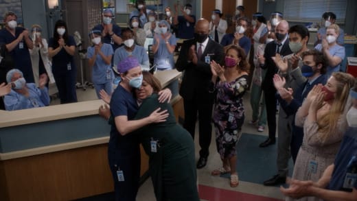 Celebrating Mer's accomplishment