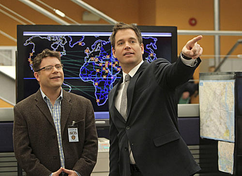 Michael Weatherly and Sean Astin