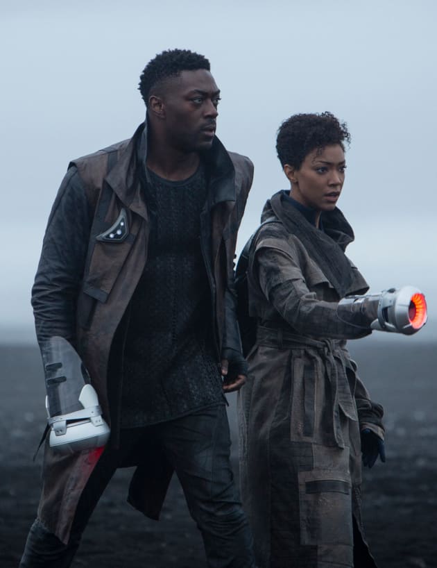 Burnham and Book - Star Trek: Discovery