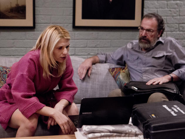 Carrie and Saul at Work
