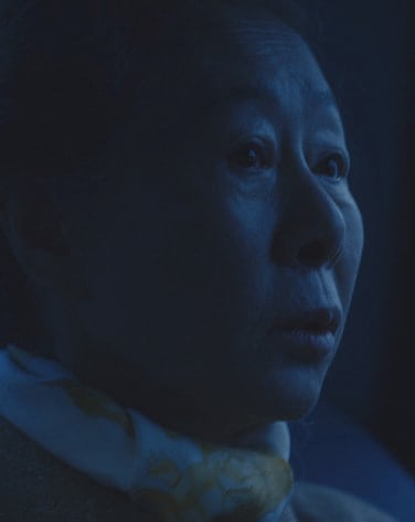 Grandma Sunja in The Cab - Pachinko Season 1 Episode 4