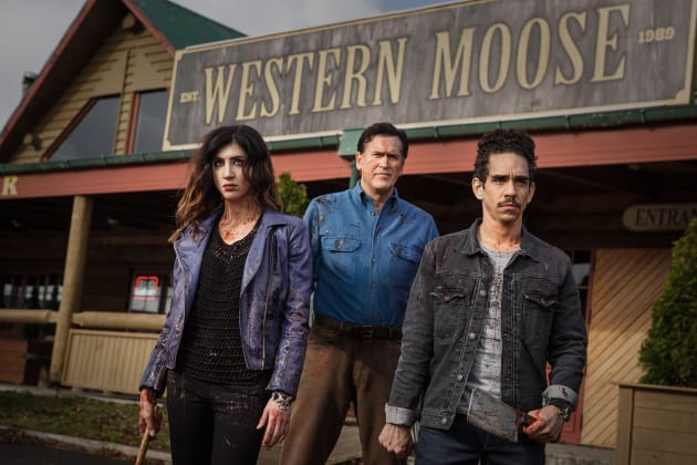 Ash, Kelly and Pablo - Ash vs Evil Dead