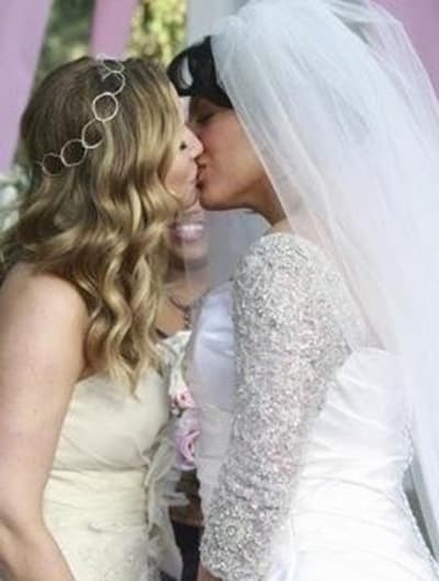 Calzona Wedding Kiss - Grey's Anatomy