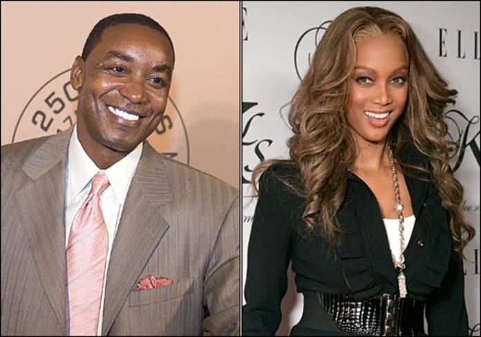 sensor Ydmyghed Link Banks Shot: Tyra Cozying Up With Knicks Coach Isiah Thomas? - TV Fanatic