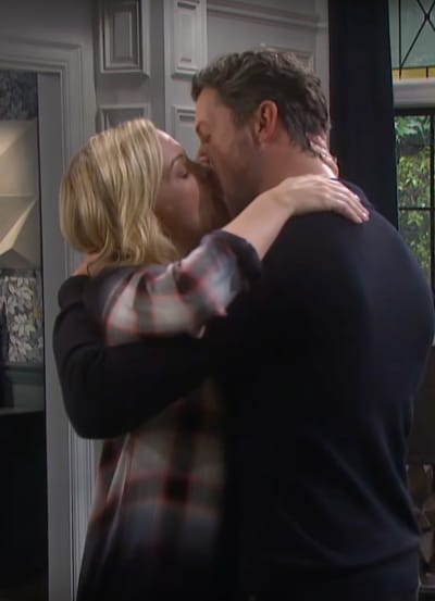 Caught Sharing a Kiss - Days of Our Lives