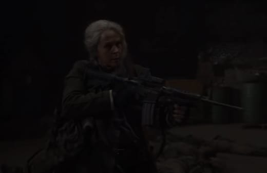 Carol Has a Gun - The Walking Dead