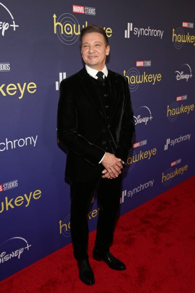 Jeremy Renner attends the Hawkeye Los Angeles Launch Event at El Capitan Theatre