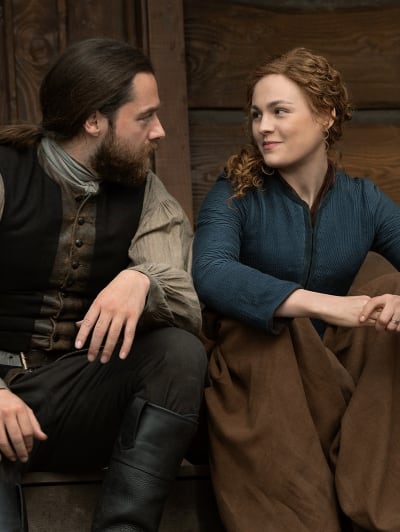 Roger and Brianna at the Cabin - Outlander