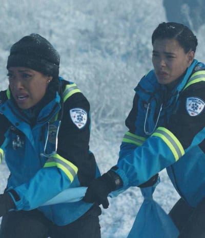 Rescue From a Frozen Pond -tall - 9-1-1: Lone Star Season 3 Episode 2