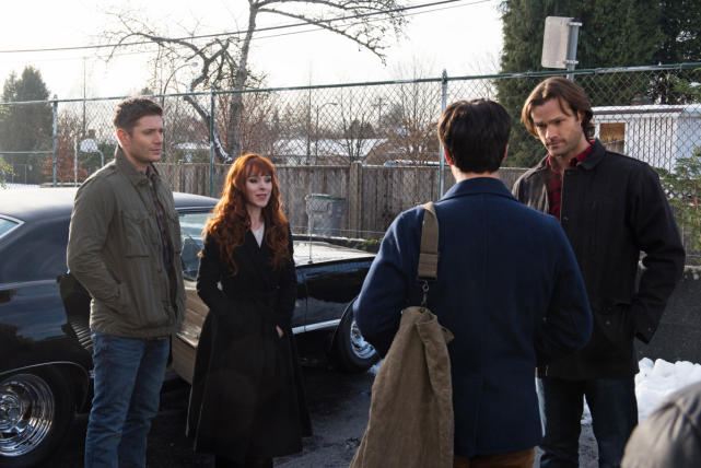 Sam, Dean and Rowena stop Gavin - Supernatural Season 12 Episode 13