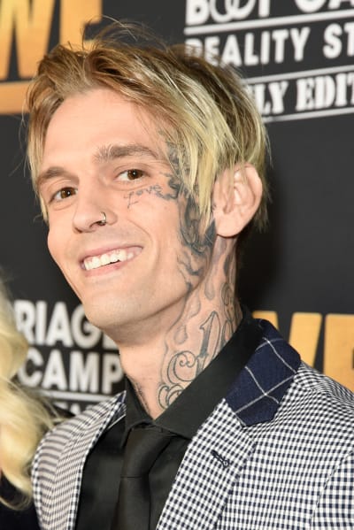 Aaron Carter attends WE tv Celebrates The 100th Episode Of The "Marriage Boot Camp" 